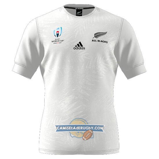 Camiseta Nueva Zelandia All Black Rugby RWC2019 Segunda